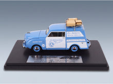 Crosley Airport Pan American Airways 1949 White Blue Goldvarg 1:43 scale model - side view on display base