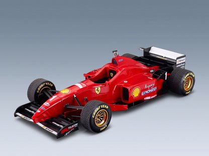 Ferrari F310 No. 1 Michael Schumacher Winner Spanish GP 1996 GP Replicas 1:18 scale model - front three-quarter view