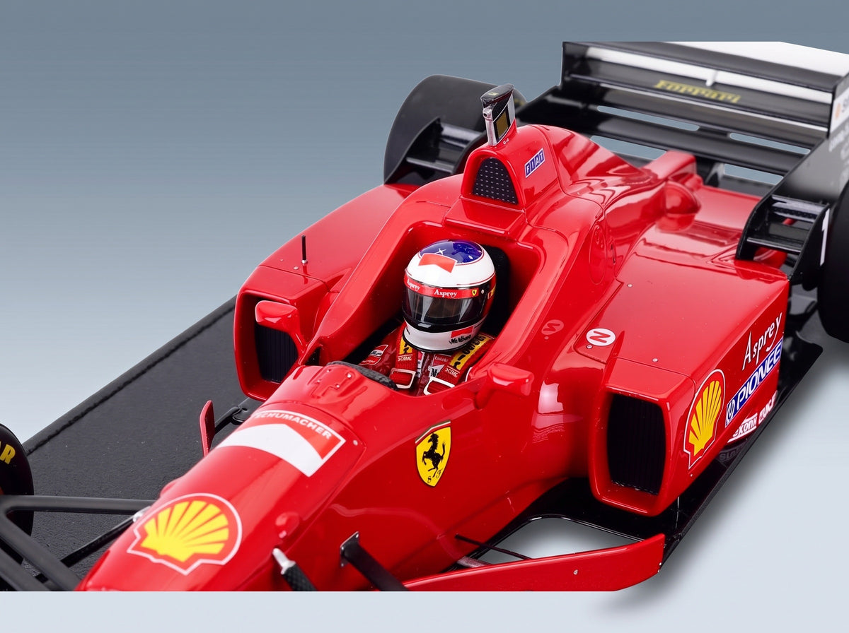 Ferrari F310 No. 1 Michael Schumacher Pole Position Monaco GP 1996 with Driver GP Replicas 1:18 scale model - interior