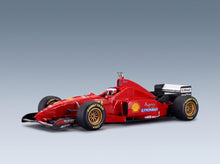 Ferrari F310 No. 1 Michael Schumacher Pole Position 2nd San Marino GP 1996 with Driver GP Replicas 1:18 scale model - front three-quarter view