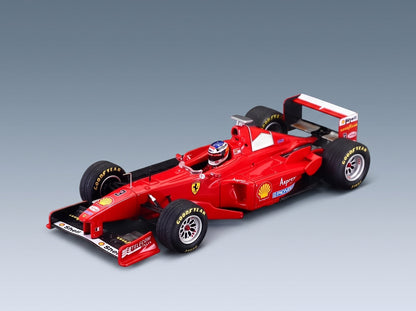 Ferrari F300 No. 3 Michael Schumacher Pole Position Winner Italian GP Monza 1998 with Driver GP Replicas 1:43 scale model - front three-quarter view