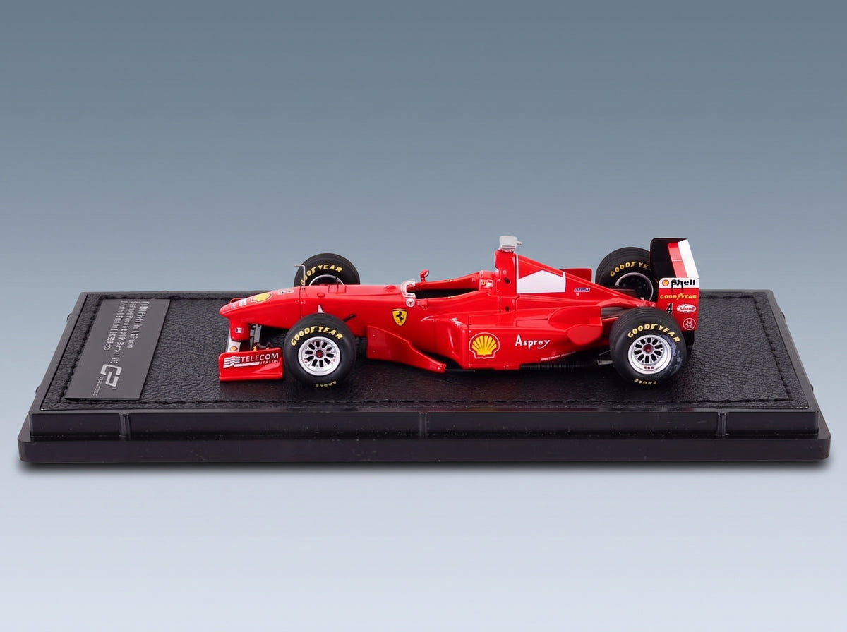 Ferrari F300 No. 4 Eddie Irvine 2nd Italian GP Monza 1998 GP Replicas 1:43 scale model - side view