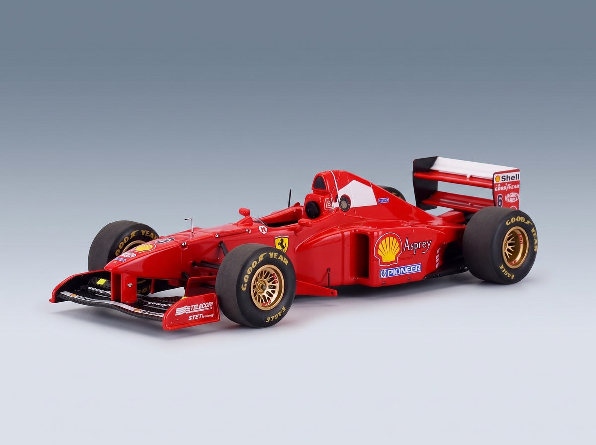 Ferrari F310B No. 6 Eddie Irvine Canadian GP 1997 GP Replicas 1:43 scale model - front three-quarter view