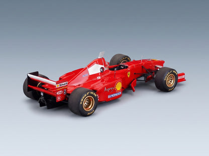 Ferrari F310B No. 5 Michael Schumacher Winner Japanese GP 1997 GP Replicas 1:43 scale model - rear three-quarter view