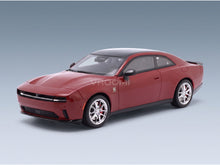 Dodge Charger Daytona Scat Pack 2025 Red GT Spirit 1:18 scale model - front three-quarter view