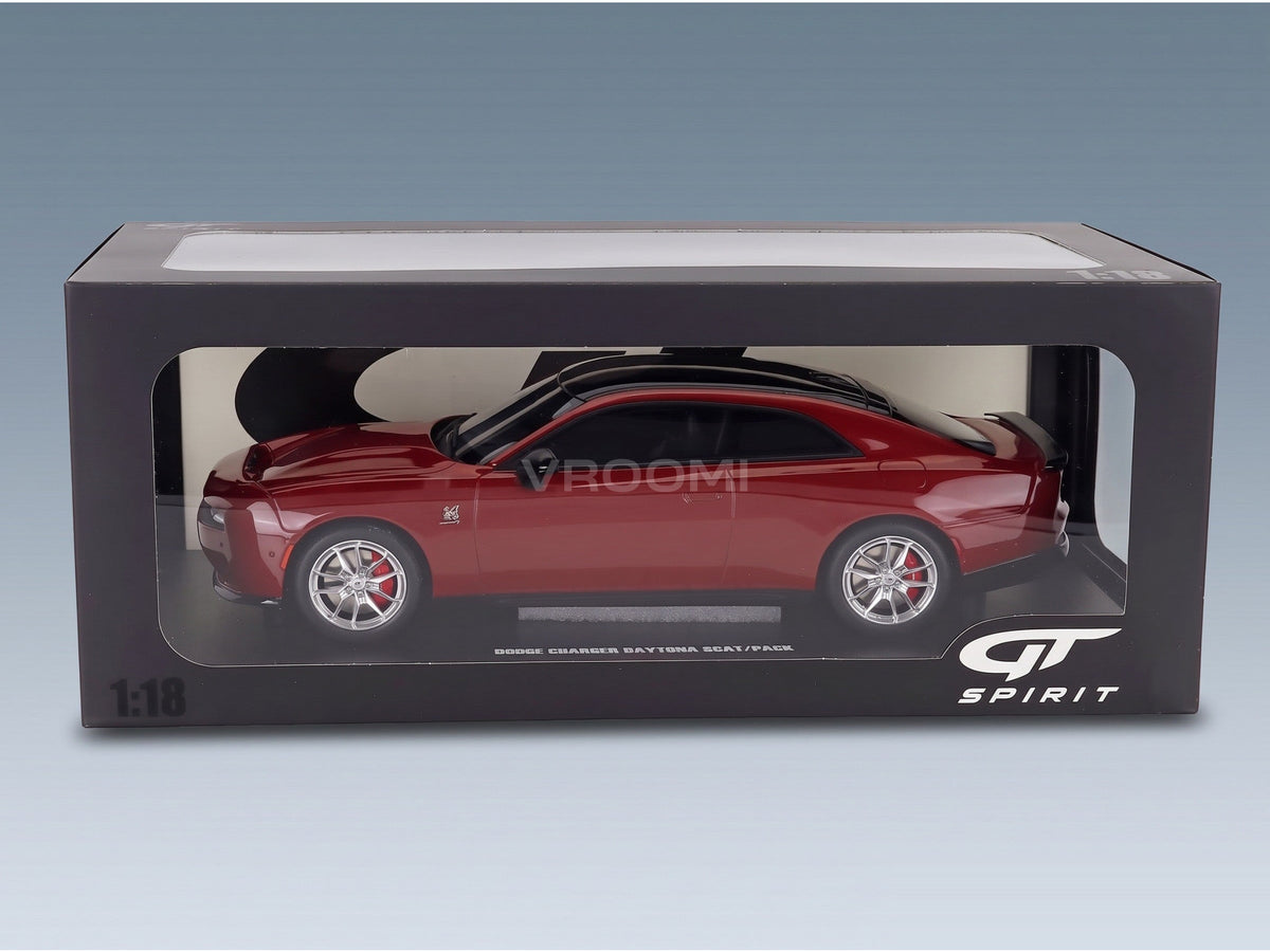 Dodge Charger Daytona Scat Pack 2025 Red GT Spirit 1:18 scale model - original packaging