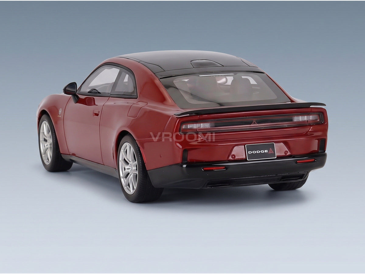 Dodge Charger Daytona Scat Pack 2025 Red GT Spirit 1:18 scale model - rear view