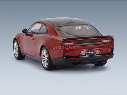 Dodge Charger Daytona Scat Pack 2025 Red GT Spirit 1:18 scale model - rear view