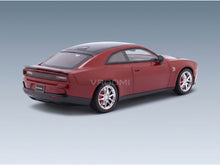 Dodge Charger Daytona Scat Pack 2025 Red GT Spirit 1:18 scale model - rear three-quarter view