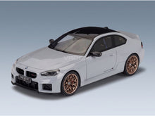 BMW M2 CS Coupe G87 2025 Grey GT Spirit 1:18 scale model - front three-quarter view