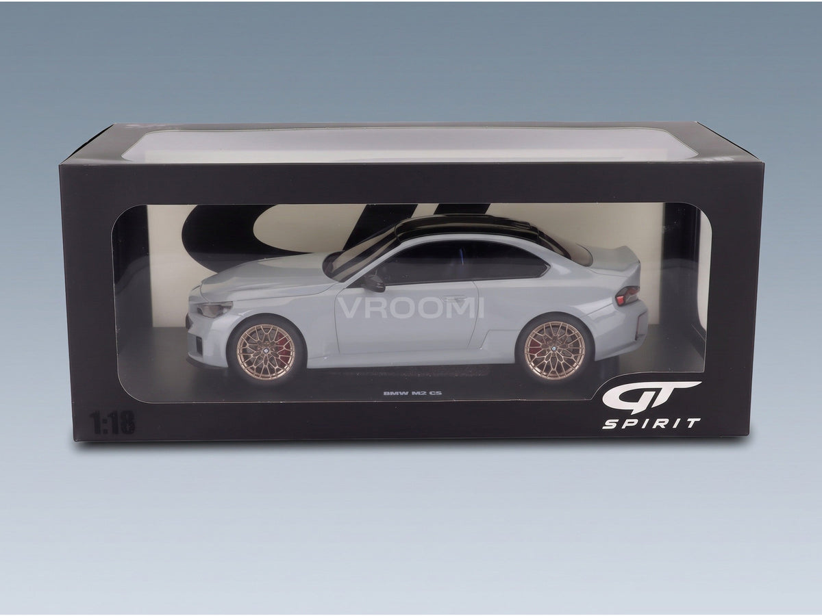 BMW M2 CS Coupe G87 2025 Grey GT Spirit 1:18 scale model - original packaging