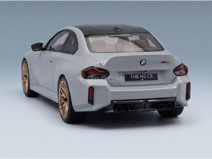 BMW M2 CS Coupe G87 2025 Grey GT Spirit 1:18 scale model - rear view