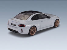 BMW M2 CS Coupe G87 2025 Grey GT Spirit 1:18 scale model - rear three-quarter view