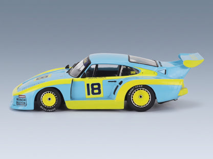 Porsche 935 930 K3 Team JLP Racing No. 18 John Paul Brian Redman 3rd 6h Silverstone 1980 IXO Models 1:43 scale model - side view