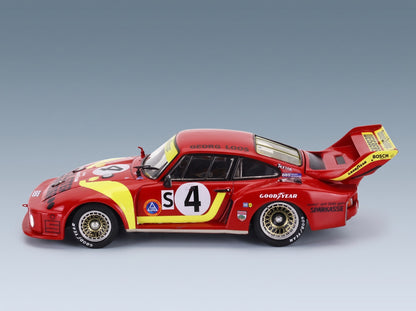 Porsche 935/77A 930 Team Gelo Racing No. 4 Klaus Ludwig Hans Heyer 6h Silverstone 1978 IXO Models 1:43 scale model - side view