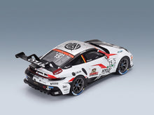 Porsche 911 992 GT3 Cup No. 15 Janne Stiak 2nd Race 1 Porsche Cup Oschersleben 2024 IXO Models 1:43 scale model - rear three-quarter view