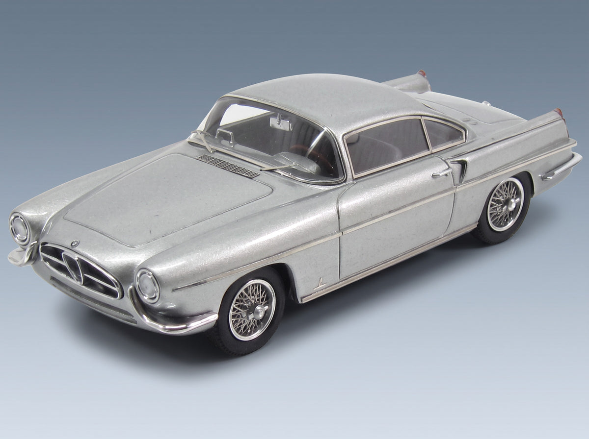 Alfa Romeo 1900 CSS Ghia Coupé Chassis #01837 1955 Silver Kess Model 1:43 scale model - front three-quarter view