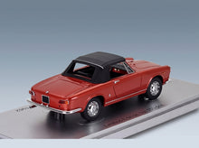 Alfa Romeo 2600 Spider Cabriolet Closed Speciale Ghia 1962 Copper Metallic Black Kess Model 1:43 scale model - rear three-quarter view