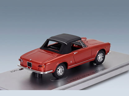 Alfa Romeo 2600 Spider Cabriolet Closed Speciale Ghia 1962 Copper Metallic Black Kess Model 1:43 scale model - rear three-quarter view