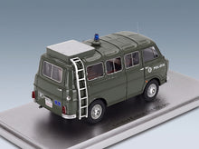 Alfa Romeo F-12 Minibus 1-Series Polizia 1970 Military Green Kess Model 1:43 scale model - rear three-quarter view