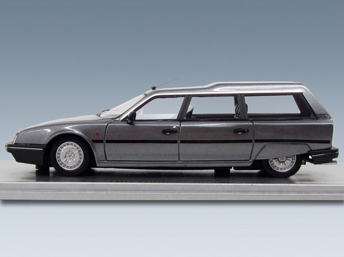 Citroën CX 25 TRD Turbo 2 Break 1986 Grey Metallic Kess Model 1:43 scale model - side view
