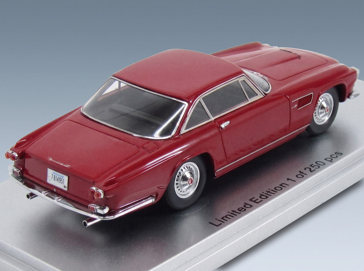 Maserati 3500 GT Coupé Frua 1961 Red Kess Model 1:43 scale model - rear three-quarter view