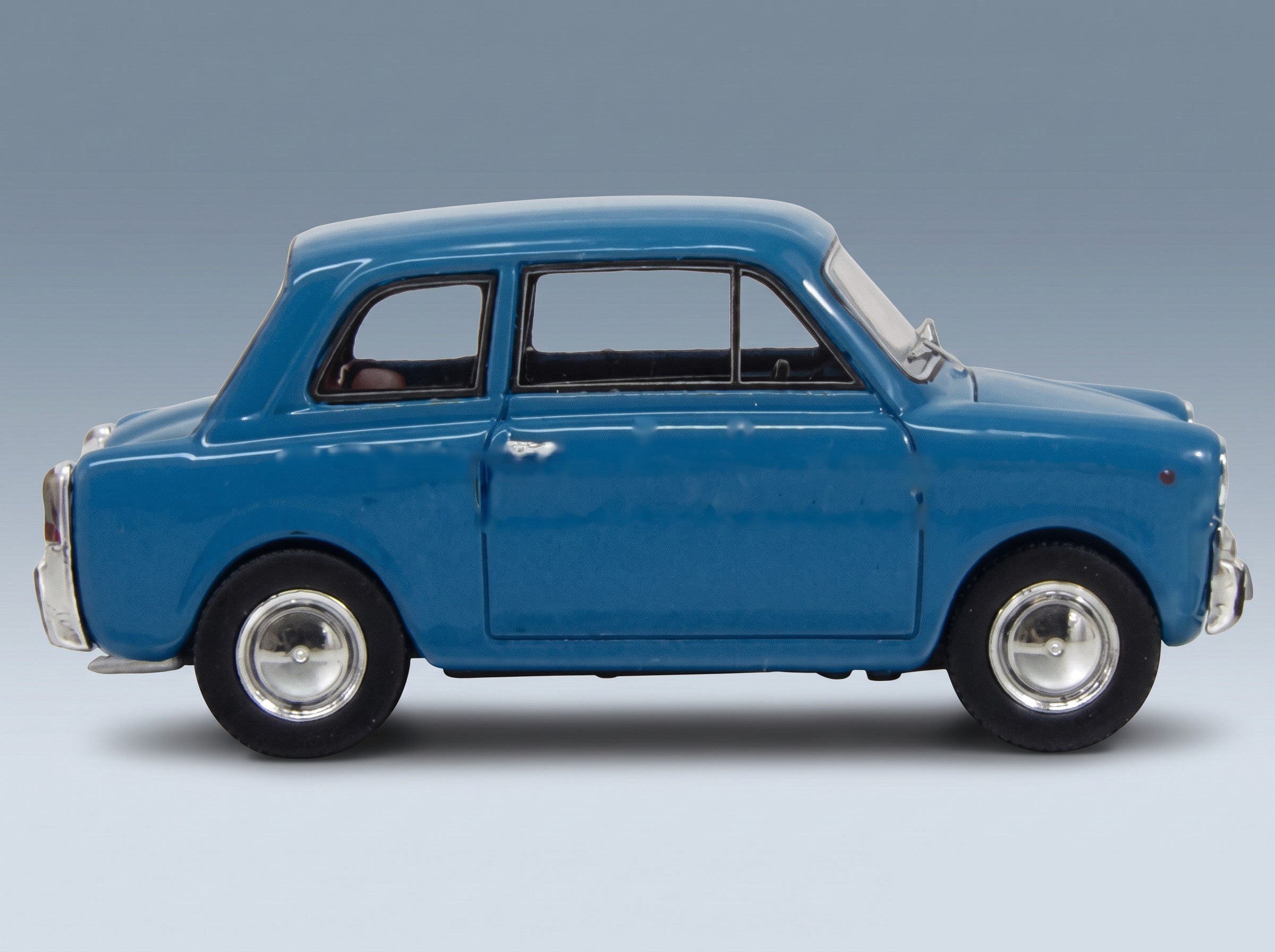 Autobianchi Bianchina Berlina F 1965 Blue Kess Model 1:43 scale model - side view