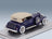 Packard 904 Custom Dietrich Dual Cowl Sport Phaeton Closed 1932 Blue Beige Kess Model 1:43 scale model - rear three-quarter view