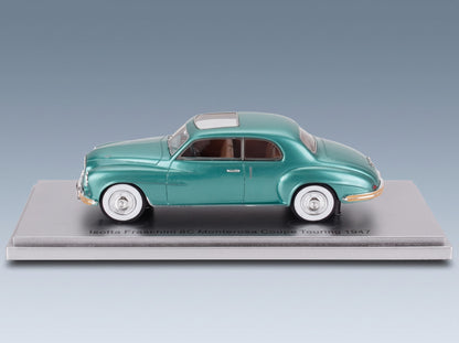 Isotta Fraschini 8C Monterosa Coupé Touring Open Roof 1947 Green Kess Model 1:43 - side view