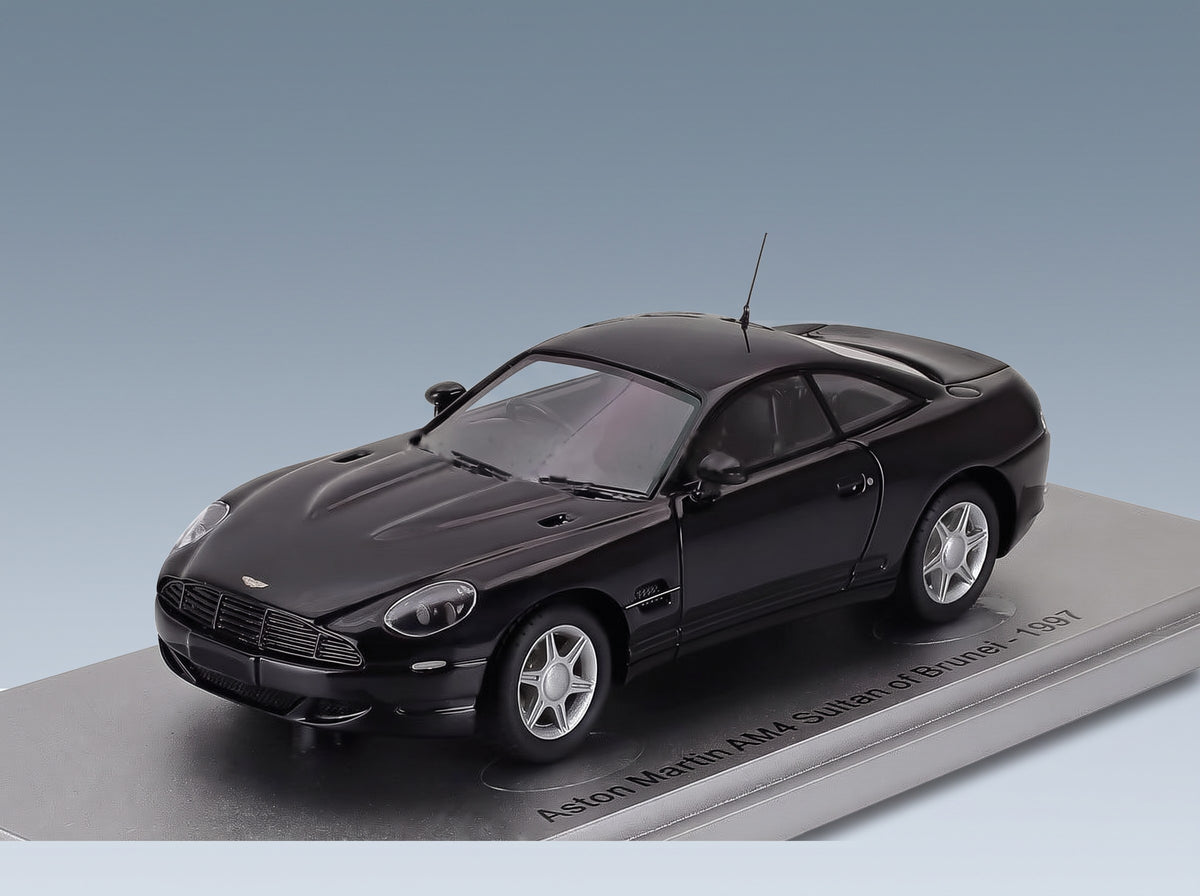 Aston Martin AM4 Personal Car Sultan of Brunei 1997 Black Kess Model 1:43 scale model - front three-quarter view