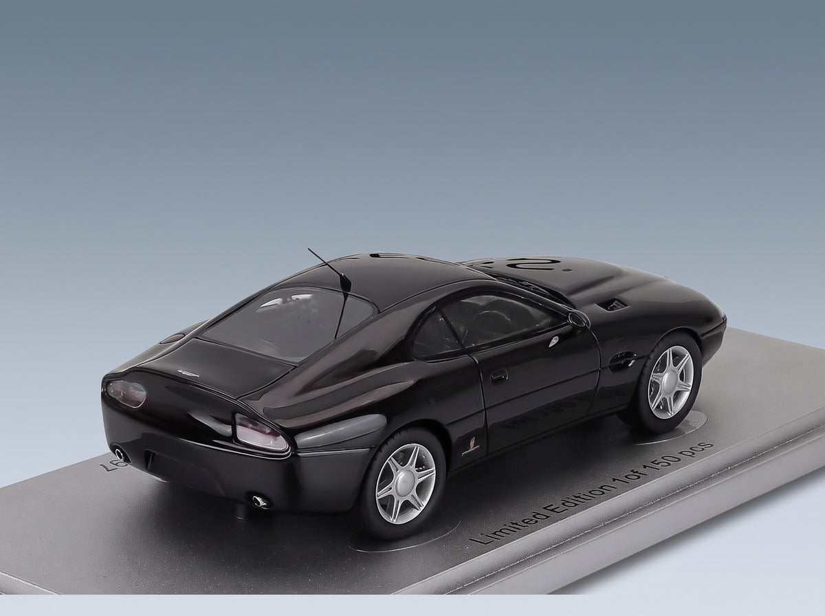 Aston Martin AM3 Personal Car Sultan of Brunei 1997 Black Kess Model 1:43 scale model - rear three-quarter view