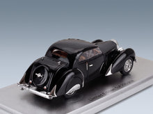 Bugatti T57 Labourdette Vutotal Coupé 1936 Black Kess Model 1:43 scale model - rear three-quarter view