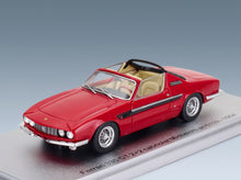 Ferrari 330 GT 2+2 Sn.6109 Michelotti Cabriolet Open 1964 Red Black Kess Model 1:43 - front three-quarter view