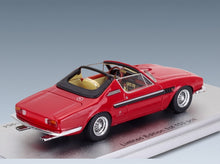 Ferrari 330 GT 2+2 Sn.6109 Michelotti Cabriolet Open 1964 Red Black Kess Model 1:43 - rear three-quarter view