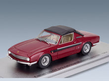 Ferrari 330 GT 2+2 Sn.6109 Michelotti Cabriolet Closed 1964 Bordeaux Black Kess Model 1:43 - front three-quarter view