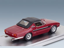 Ferrari 330 GT 2+2 Sn.6109 Michelotti Cabriolet Closed 1964 Bordeaux Black Kess Model 1:43 - rear three-quarter view