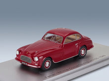 Ferrari 166 SN015S Inter Touring Coupé 1949 Red Kess Model 1:43 - front three-quarter view