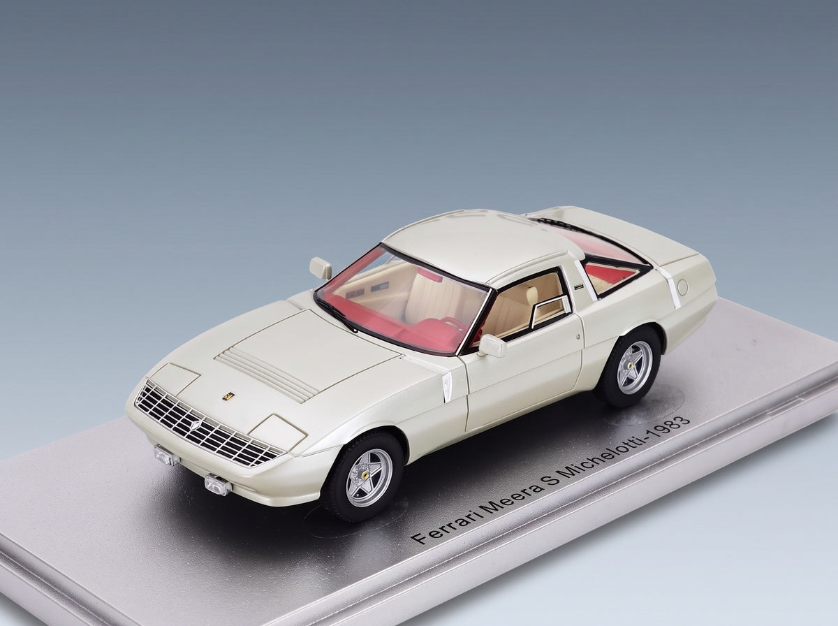 Ferrari Meera S Michelotti 1983 Fuji White Kess Model 1:43 scale model - front three-quarter view