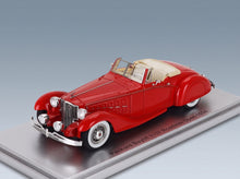 Packard Bayliff 1107 Roadster Open 1934 Red Kess Model 1:43 scale model - front three-quarter view