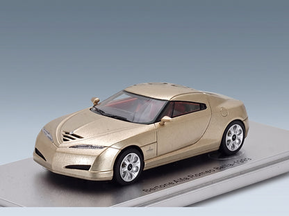 Alfa Romeo Bertone Bella Concept Car 1999 Gold Metallic Kess Model 1:43 scale model - front three-quarter view