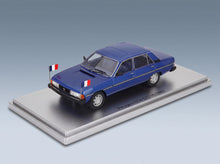 Peugeot 604 GTi V6 Ministeriale 1983 Blue Kess Model 1:43 scale model - front three-quarter view