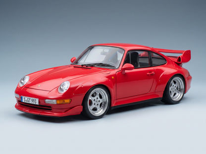 Porsche 911 993 GT2 with Speedline Rims 1996 KK Scale 1:12 scale model - front three-quarter view