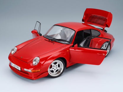 Porsche 911 993 GT2 with Speedline Rims 1996 KK Scale 1:12 scale model - opening parts