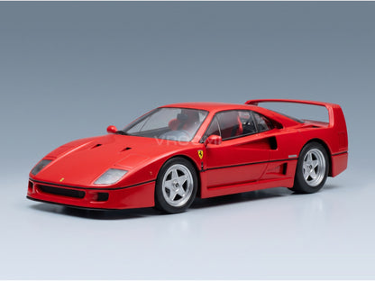FERRARI - F40 RED INTERIOR 1987 - RED - front three-quarter view