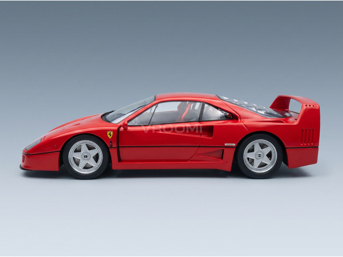 FERRARI - F40 RED INTERIOR 1987 - RED - side view