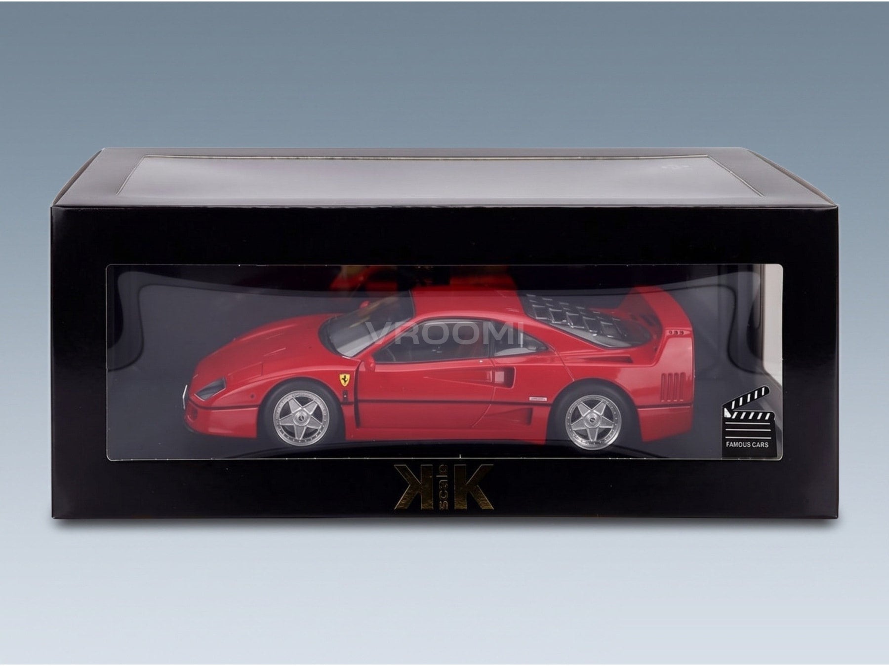 Ferrari F40 Black Interior Gianni Agnelli Personal Car 1987 Rosso Corsa KK Scale 1:18 scale model - box