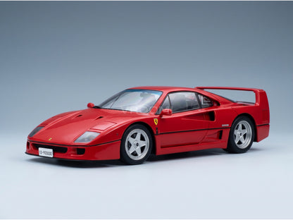 Ferrari F40 Black Interior Gianni Agnelli Personal Car 1987 Rosso Corsa KK Scale 1:18 - front three-quarter view