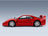 Ferrari F40 Black Interior Gianni Agnelli Personal Car 1987 Rosso Corsa KK Scale 1:18 scale model - side view