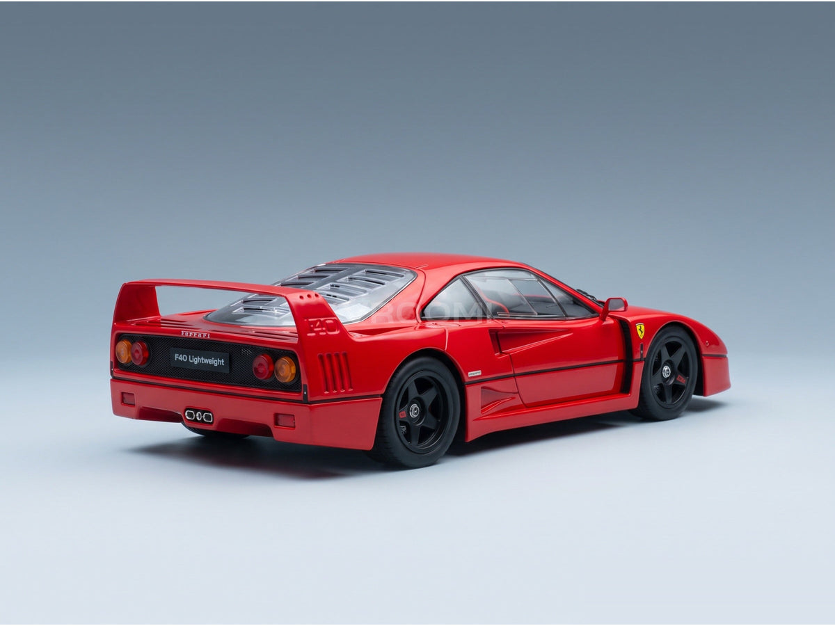 Ferrari F40 Lightweight 1990 Rosso Corsa KK Scale 1:18 - rear three-quarter view