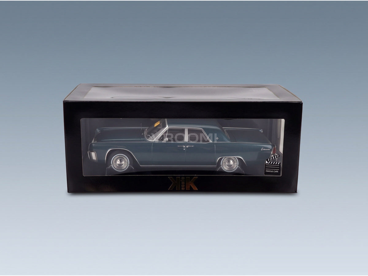 Lincoln Continental Sedan 1963 Dark Green Metallic KK Scale 1:18 - box